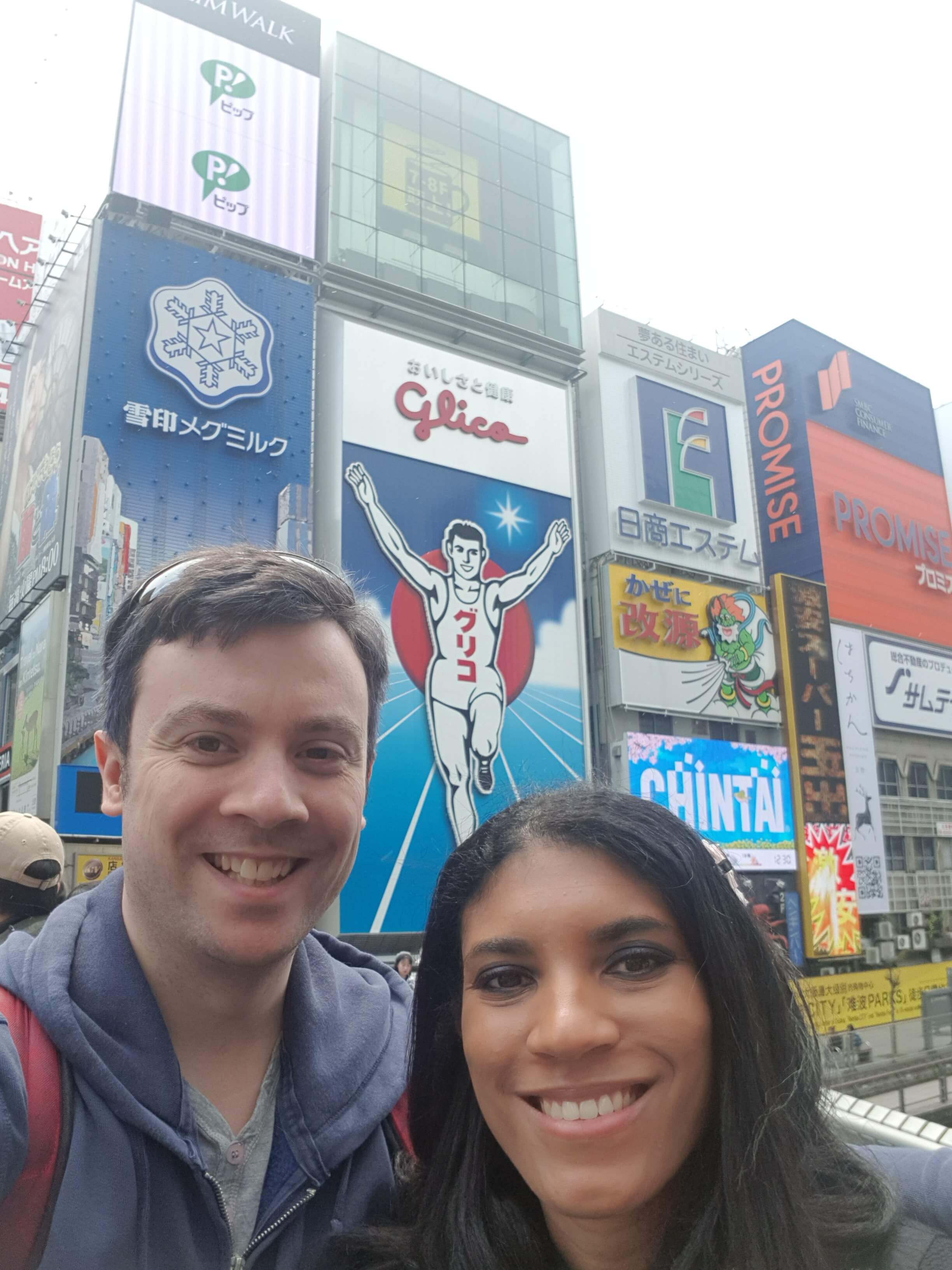 Glico Man, a popular spot for a photo